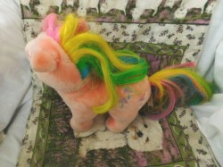 pink plush pony